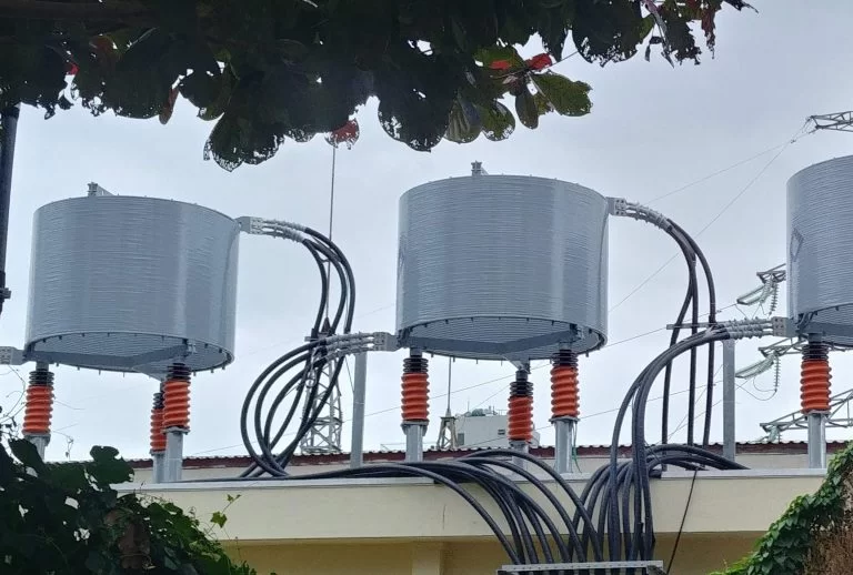 Cuộn kháng hạn dòng ngắn mạch 22kV tại TBA 110kV An Đồn