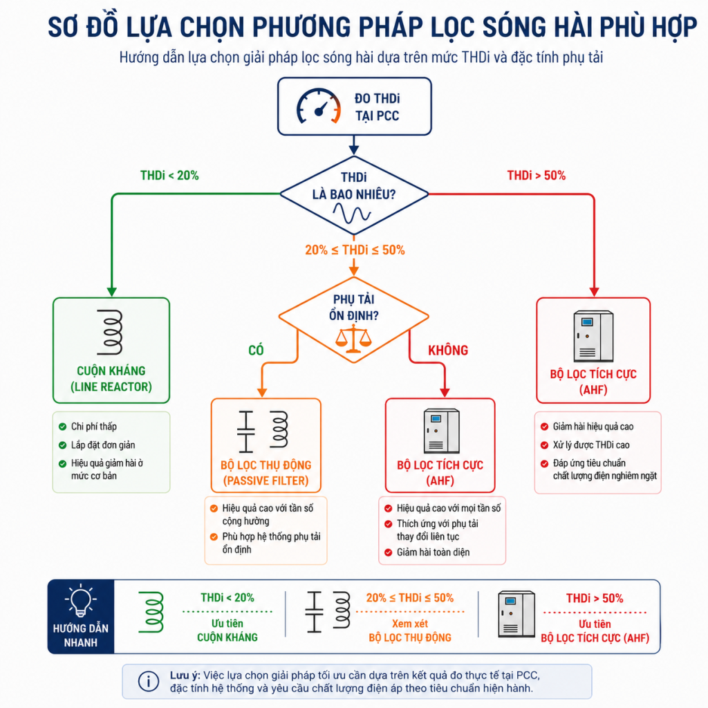 các phương pháp lọc sóng hài